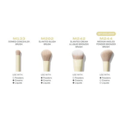 Morphe | BUTTERY BLENDS 4-PIECE FACE BRUSH SET