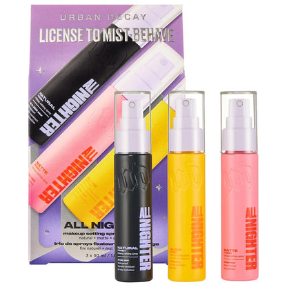 Urban Decay | Mini License to Mist-Behave All Nighter Makeup Setting Spray Trio Gift Set