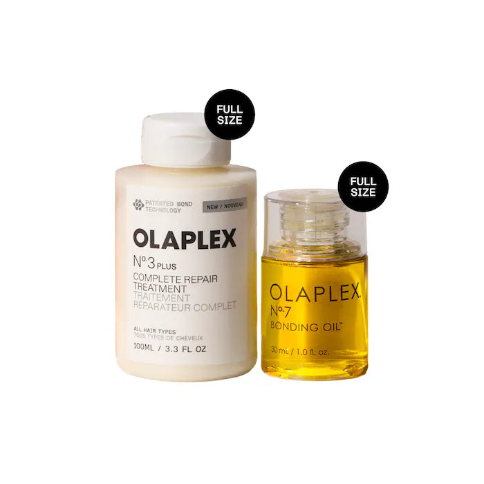 Olaplex | No. 3PLUS Hair Treatment & No.7 Hair Oil Frizz Control Gift Set