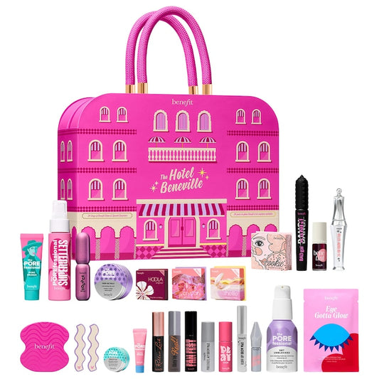 Benefit Cosmetics | The Hotel Beneville 24-day Makeup Advent Calendar