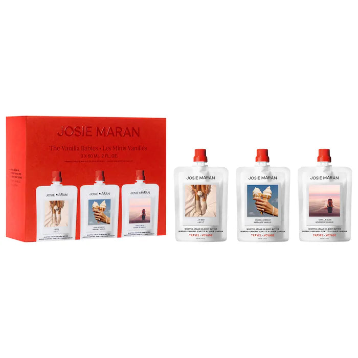 JOSIE MARAN | The Vanilla Babies 3-Piece Body Butter Hydration Mini Gift Set