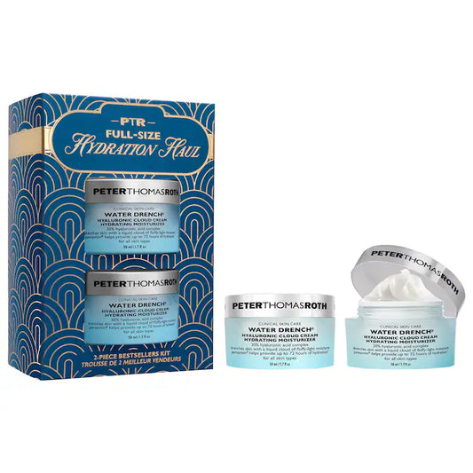 Peter Thomas Roth | Full-Size Hydration Haul 2-Piece Skincare Gift Set with Hyaluronic Acid Moisturizers for All Skin Types