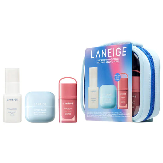 LANEIGE | Tint & Glow Mini Korean Skincare + JuicePop Box Lip Tint Gift Set
