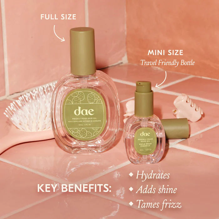 dae | Cactus Fruit 3-in-1 Styling Cream, Mini Fairy Blaster + Prickly Pear Oil Set