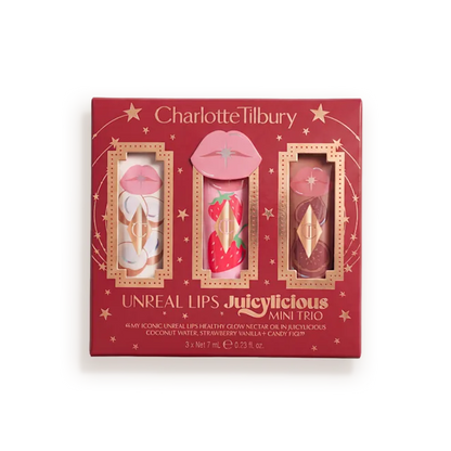 Charlotte Tilbury | Unreal Lips Juicylicious Mini Trio
