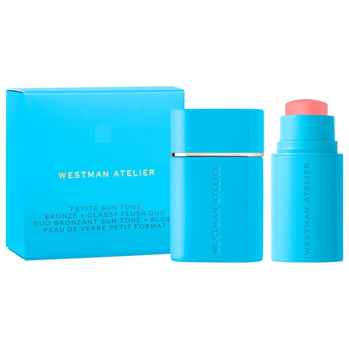 Westman Atelier | Mini Sun Tone Bronze + pH Glassy Blush Duo Gift Set