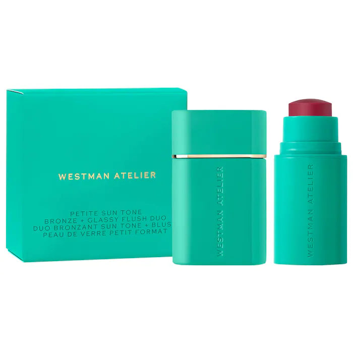 Westman Atelier | Mini Sun Tone Bronze + pH Glassy Blush Duo Gift Set