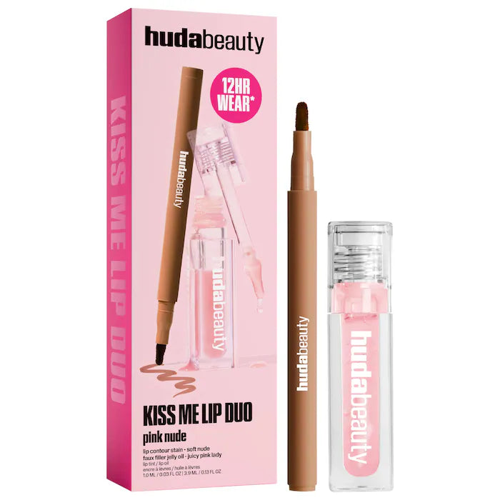 HUDA BEAUTY | Kiss Me Lip Contour Stain and Lip Jelly Gift Set