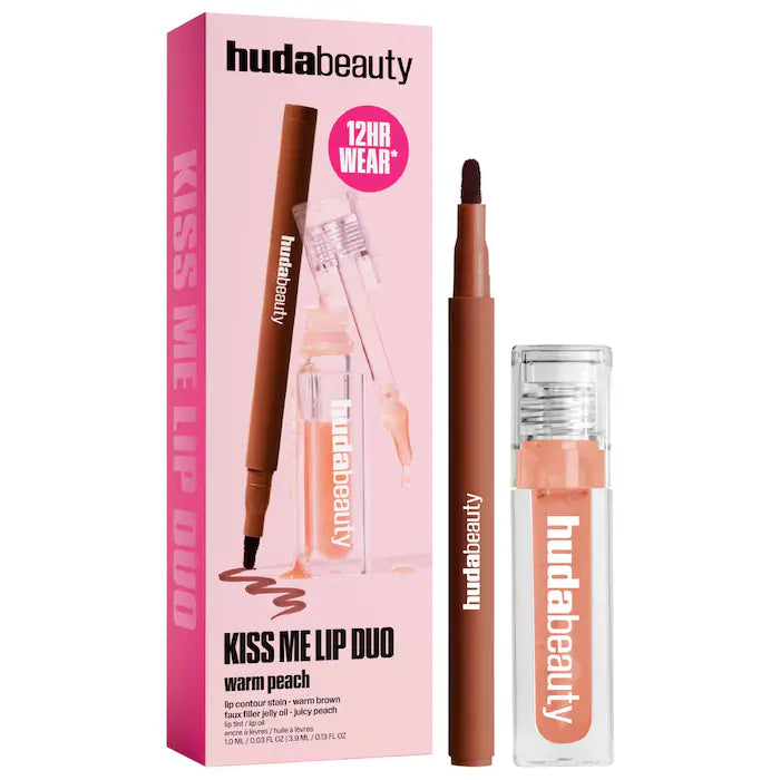 HUDA BEAUTY | Kiss Me Lip Contour Stain and Lip Jelly Gift Set