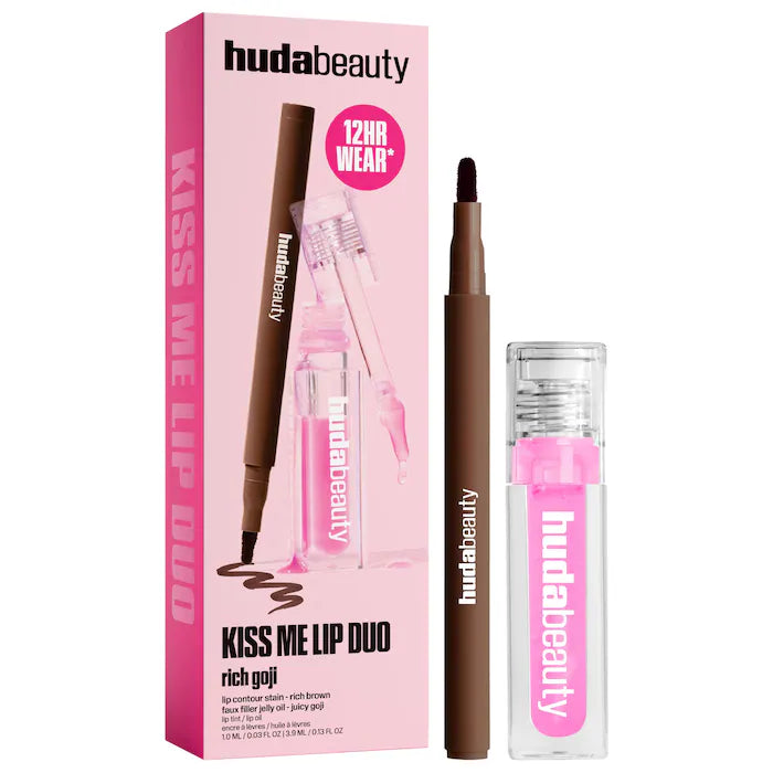 HUDA BEAUTY | Kiss Me Lip Contour Stain and Lip Jelly Gift Set