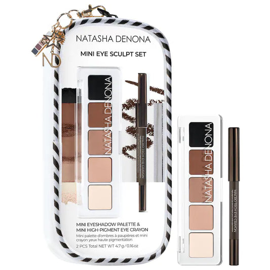 NATASHA DENONA | Mini Eye Sculpt Eyeshadow Palette & Eye Crayon Pencil Duo Makeup Gift Set