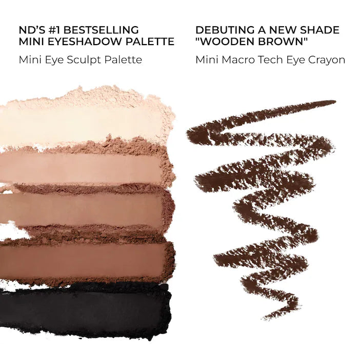 NATASHA DENONA | Mini Eye Sculpt Eyeshadow Palette & Eye Crayon Pencil Duo Makeup Gift Set