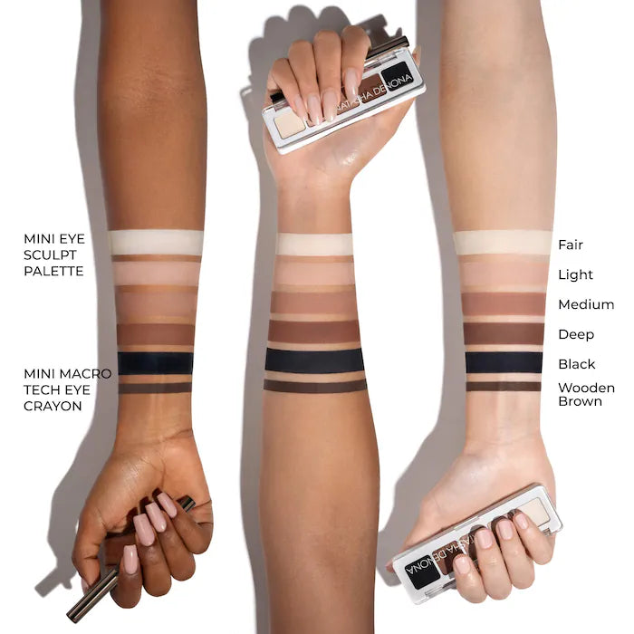 NATASHA DENONA | Mini Eye Sculpt Eyeshadow Palette & Eye Crayon Pencil Duo Makeup Gift Set