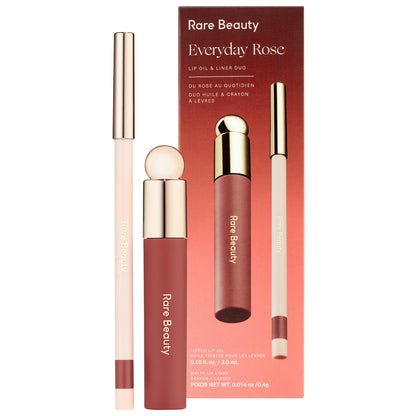 Rare Beauty by Selena Gomez | Everyday Rose Lip Oil & Liner Duo