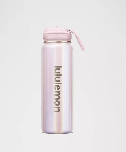 Lululemon | Back To Life Sport Bottle 24oz Straw Lid Iridescent