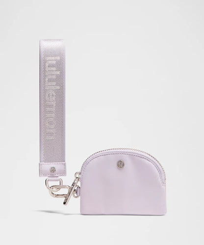 Lululemon | Dual Pouch Wristlet Metallic Wordmark