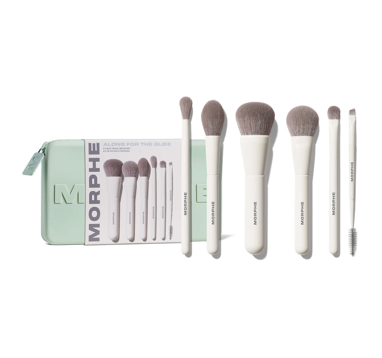 Morphe | Along for the Glide 6-Piece Travel Brush Set
