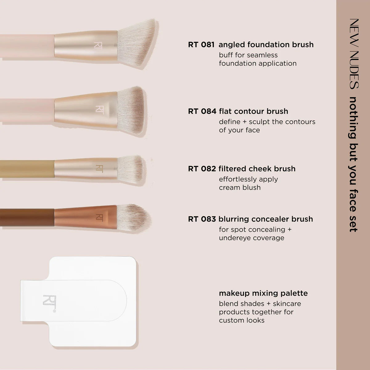 REAL TECHNIQUES | New Nudes Nothing But You Face Set