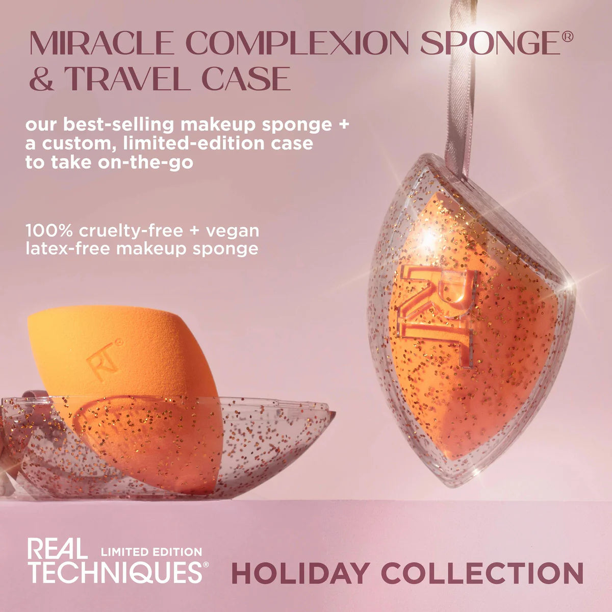 Real Techniques | Miracle Complexion Sponge + Travel Case Gift