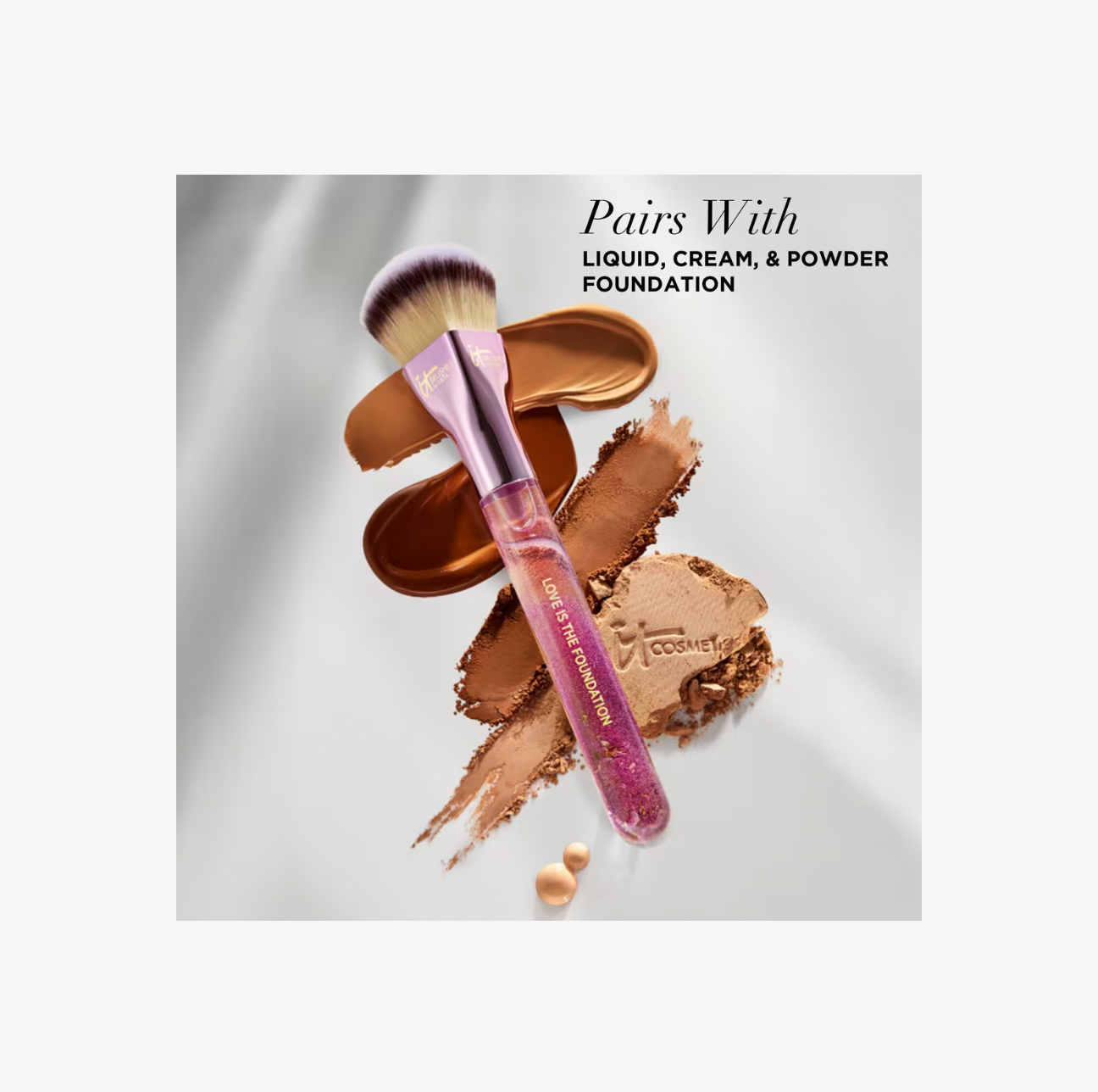 IT Brushes For ULTA | Airbrush Limited Edition Love Is The Foundation Brush