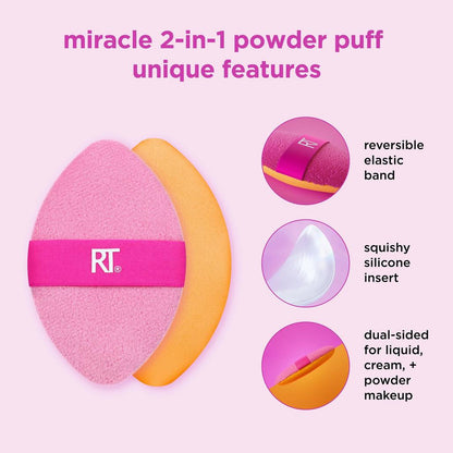 Real Techniques Miracle 2-in-1 Powder Puff & Makeup Blender