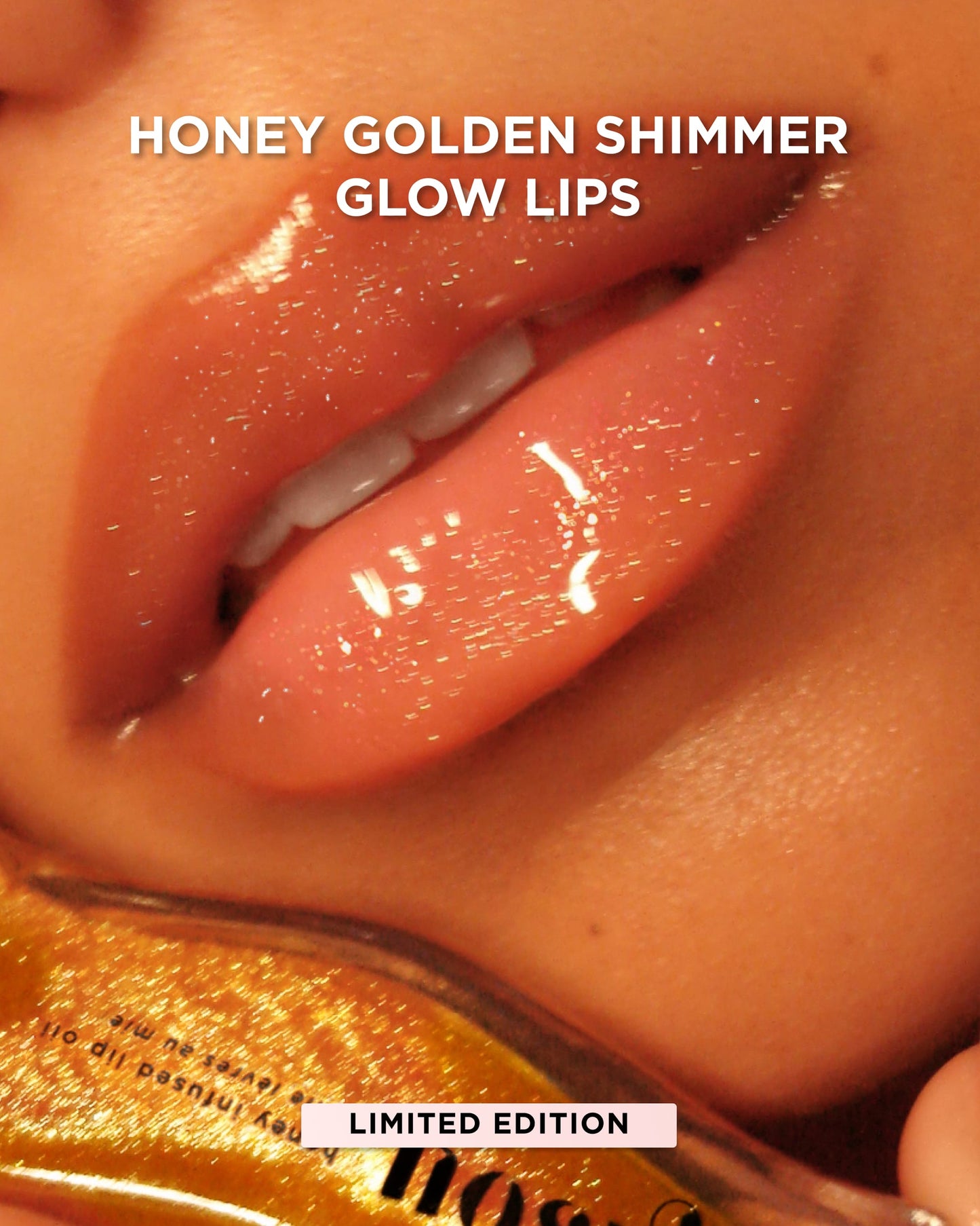 GISOU | LIP OIL GOLDEN SHIMMER GLOW HONEY INFUSED