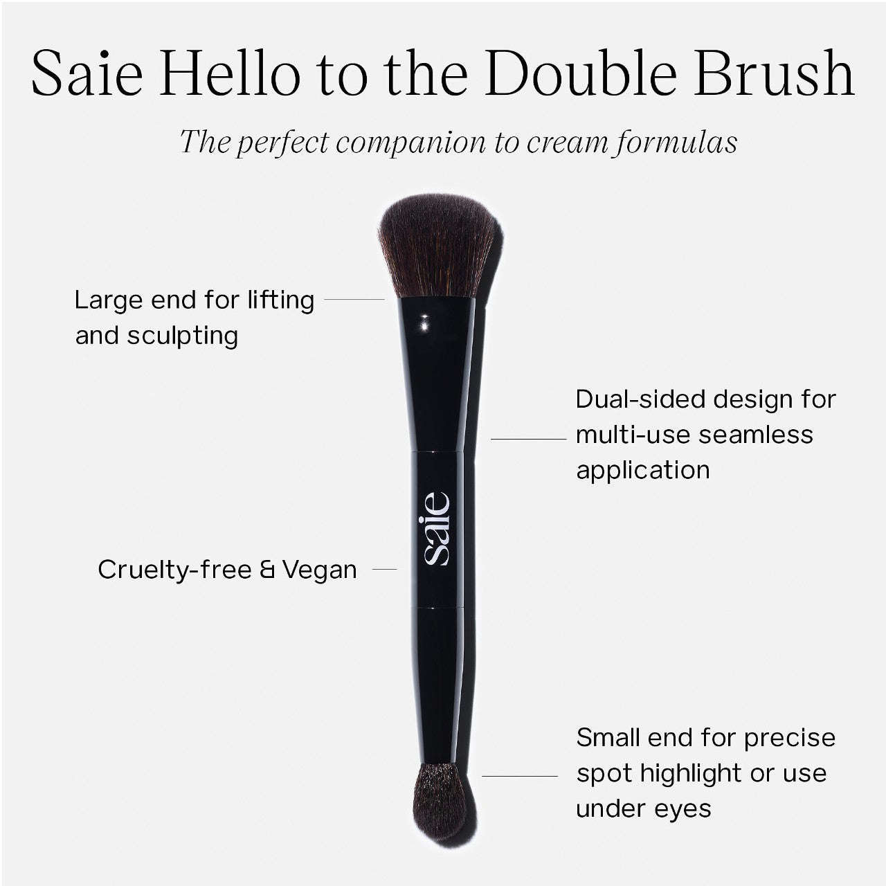 Saie The Double-Ended Sculpting Brush