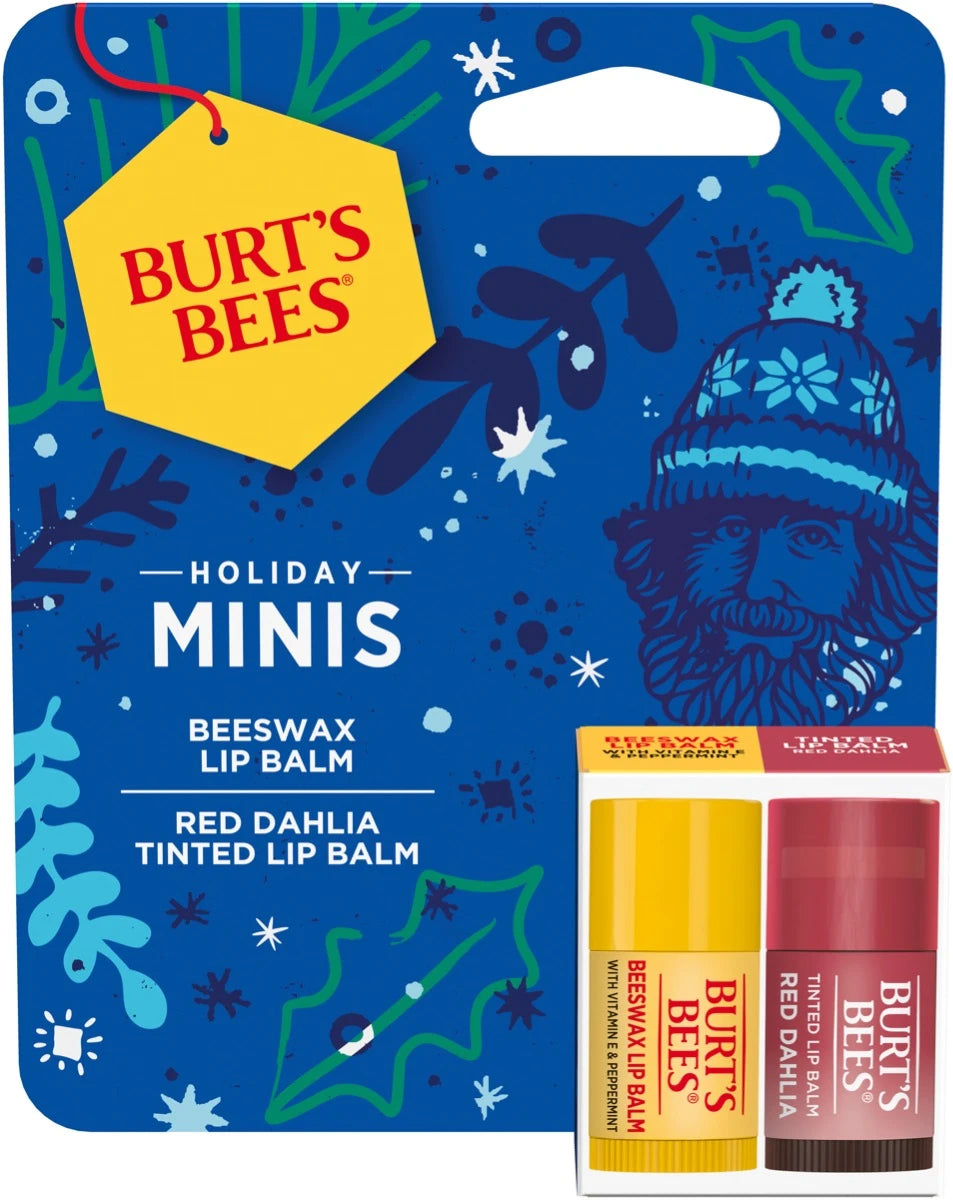 BURT'S BEES | Mini Tinted Lip Balm and Mini Beeswax Lip Balm