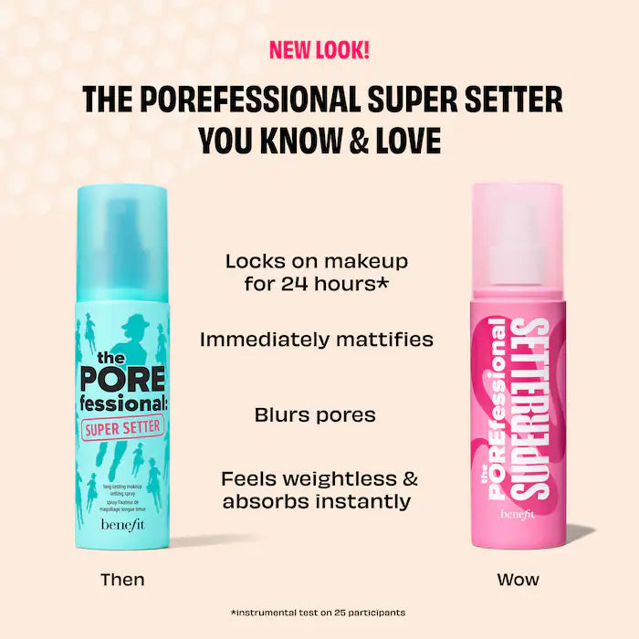 Benefit Cosmetics | The POREfessional: Super Setter Pore-Minimizing Waterproof Setting Spray