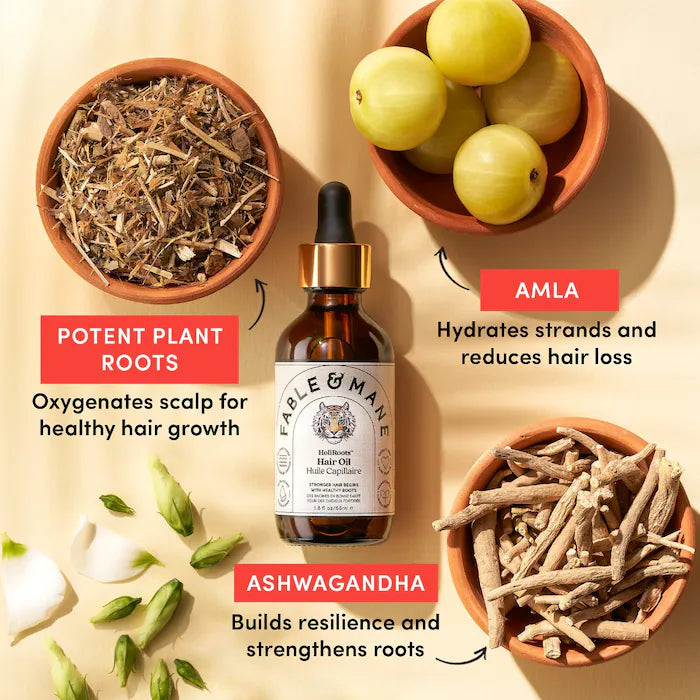 Fable & Mane | HoliRoots™ Pre-wash Hair Treatment Oil