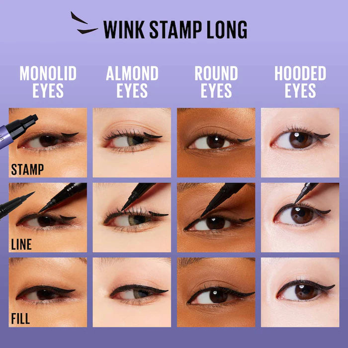 Kaja | Wink Stamp Long Waterproof Wing Eyeliner Stamp & Pen