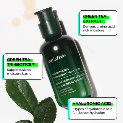 innisfree | Green Tea Hyaluronic Acid Hydrating Serum