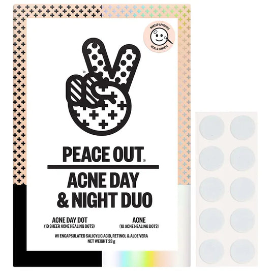Peace Out | Acne Salicylic Acid Day & Night Duo