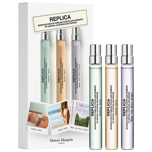 Maison Margiela ’REPLICA’ | Travel Spray Set - Bubble Bath, Beach Walk, When the Rain Stops