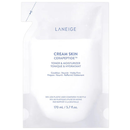 LANEIGE | Cream Skin Refillable Toner & Moisturizer with Ceramides and Peptides