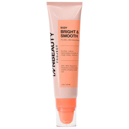 iNNBEAUTY PROJECT | Bright & Smooth Body Serum for Dark Spots & Bumps with 7% AHA + BHA