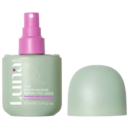 LUNA DAILY | The Fragrance Free Everywhere Spray-To-Wipe Mini - With Prebiotics + Vitamins C & E