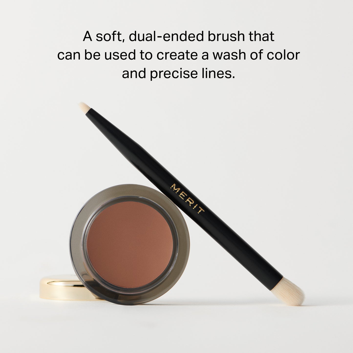 MERIT | Brush No. 2 Double Sided Eyeshadow Brush