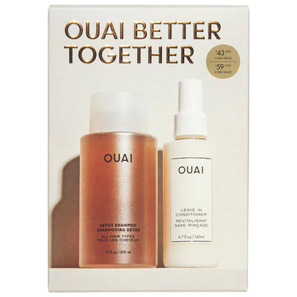 OUAI | Detox Shampoo & Leave In Conditioner Hair Set