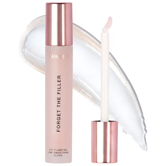 LAWLESS | Forget The Filler Lip Plumper Line Smoothing Gloss - Rosy Outlook