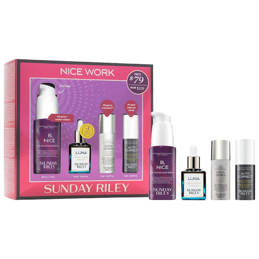 Sunday Riley | Nice Work Niacinamide 4-pc Set