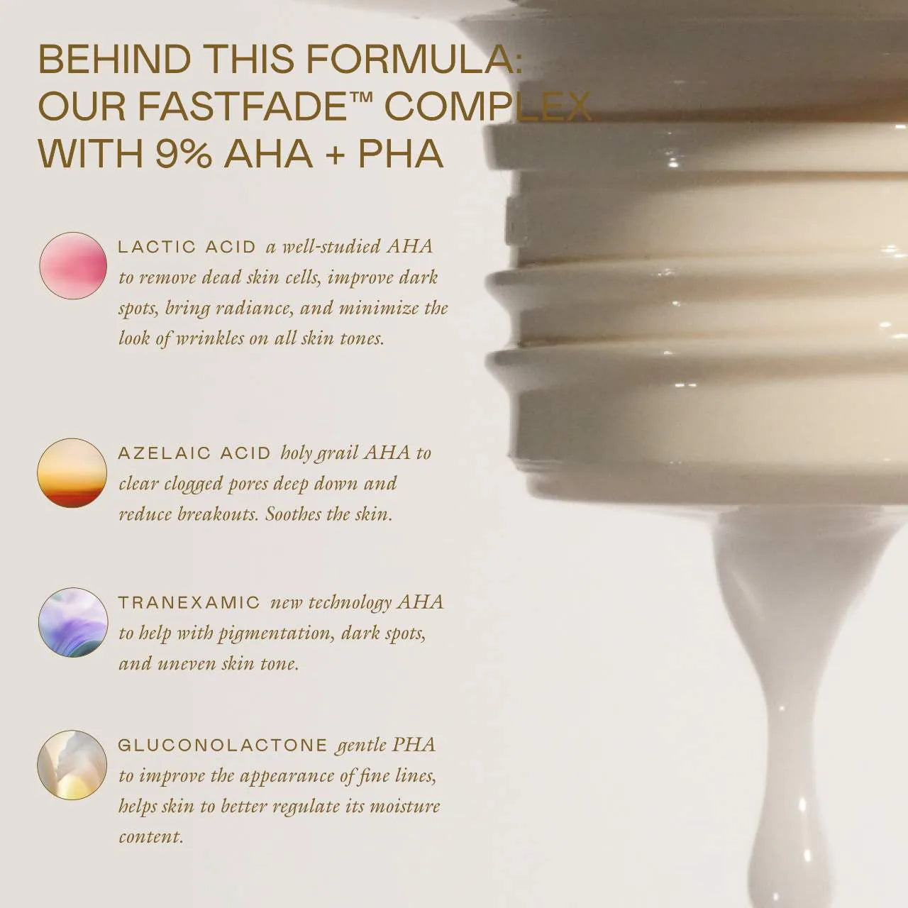 EADEM | Cashmere Peel Milky Exfoliant & Hydrating Essence — Daily AHA + PHA Formula with 9% Azelaic, Lactic & Tranexamic Acids