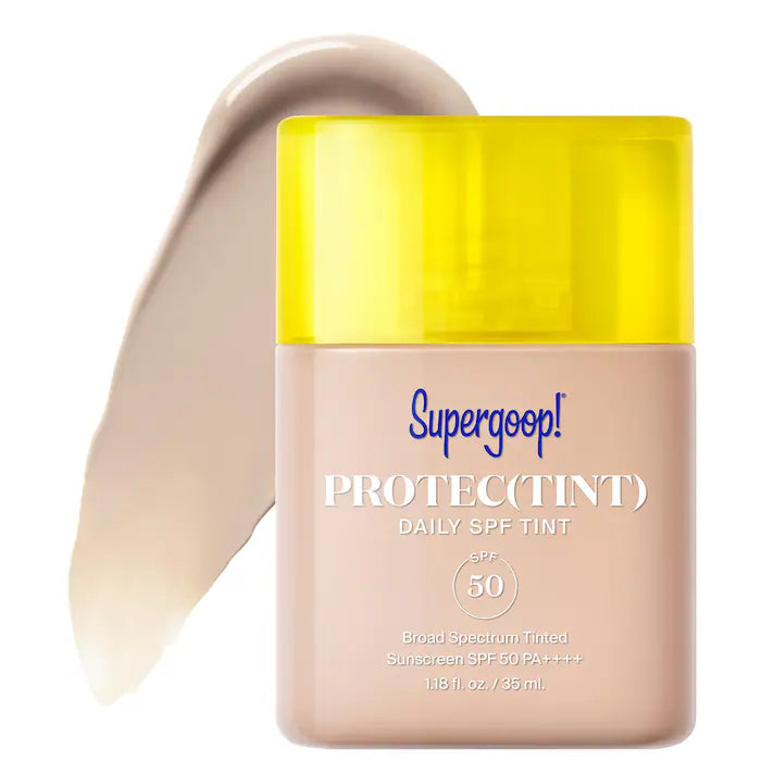 Supergoop! | Protec(tint) Daily SPF Tint SPF 50 Sunscreen Skin Tint with Hyaluronic Acid and Ectoin