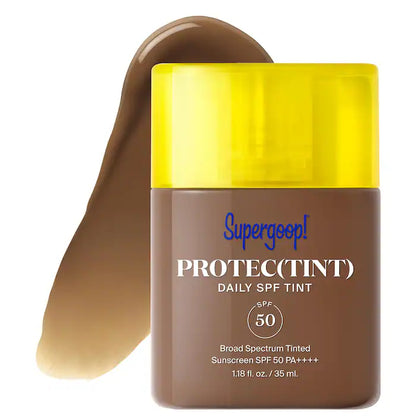 Supergoop! | Protec(tint) Daily SPF Tint SPF 50 Sunscreen Skin Tint with Hyaluronic Acid and Ectoin