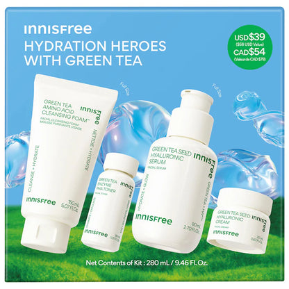 innisfree | Green Tea Hydration Heroes with Hyaluronic Acid