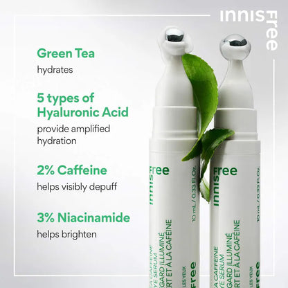 innisfree | Green Tea Caffeine Bright-Eye Serum with Niacinamide