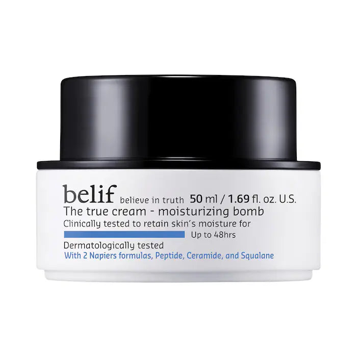 belif | The True Cream Moisturizing Bomb with Peptide and Ceramide