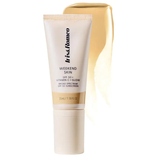 Iris&Romeo | Weekend Skin SPF 50 Natural Glow Tinted Sunscreen with Vitamin C + Niacinamide