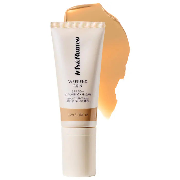 Iris&Romeo | Weekend Skin SPF 50 Natural Glow Tinted Sunscreen with Vitamin C + Niacinamide