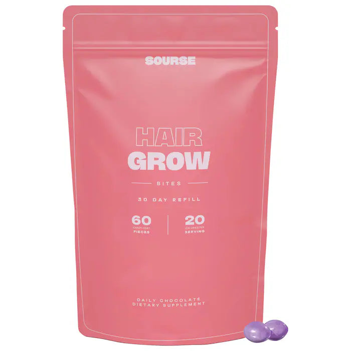 Sourse | Hair & Nail Growth Bites - Vegan Biotin-Infused Chocolate Supplements